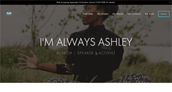 Desktop Screenshot of imalwaysashley.com